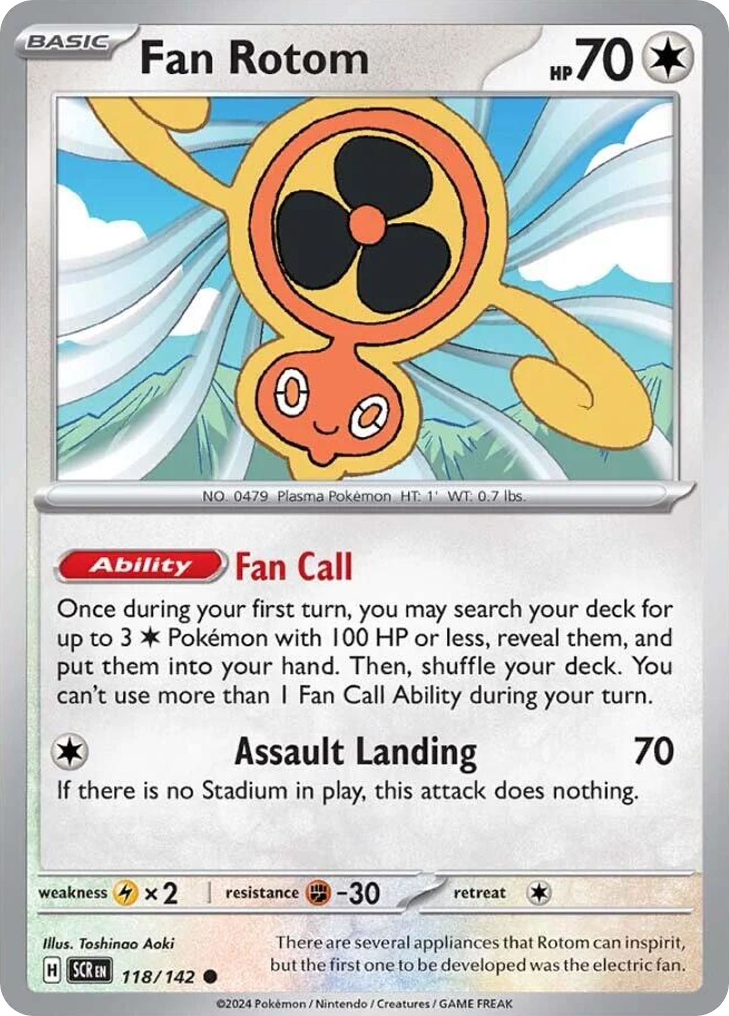 Fan Rotom — Prize Pack Series Cards #118/142