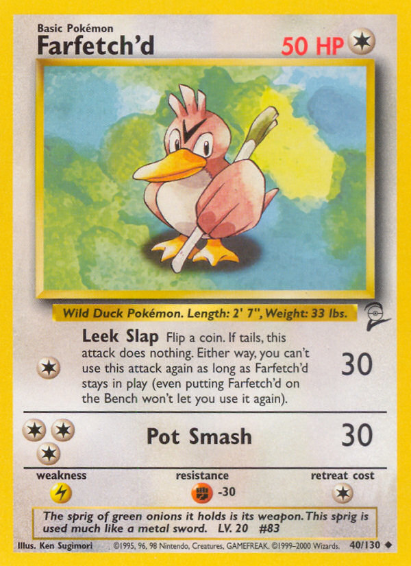 Farfetch'd — Base Set 2 #040/130