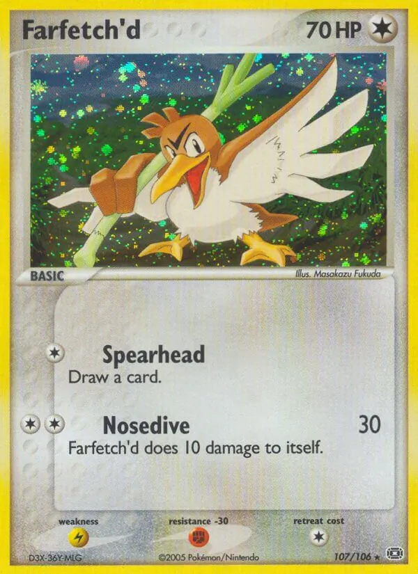 Farfetch'd (Secret Rare) — Emerald #107/106