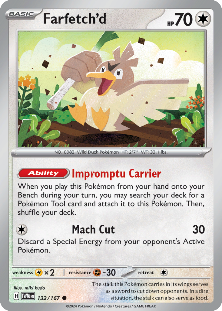 Farfetch'd — SV06: Twilight Masquerade #132/167