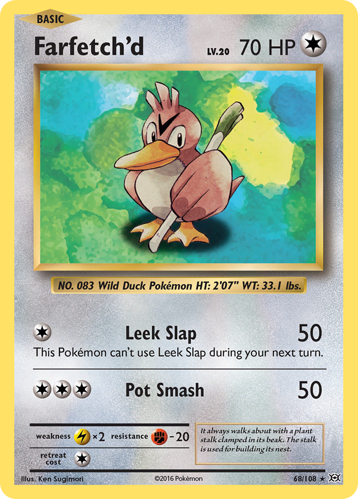 Farfetch'd — XY - Evolutions #68/108