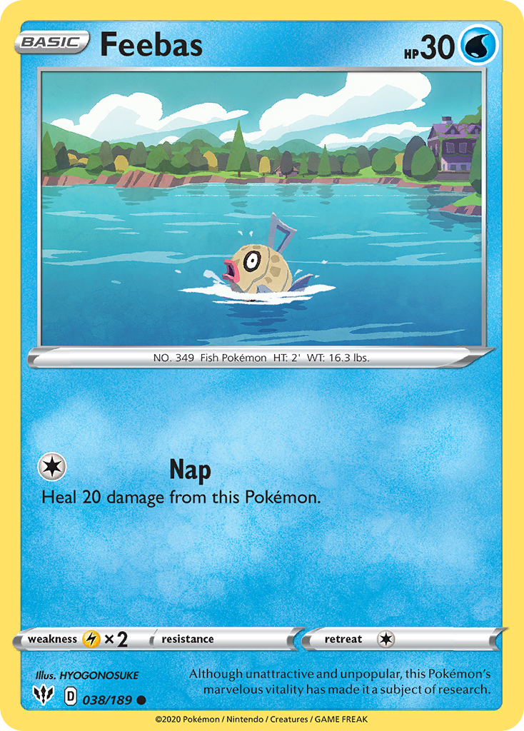 Feebas — SWSH03: Darkness Ablaze #038/189