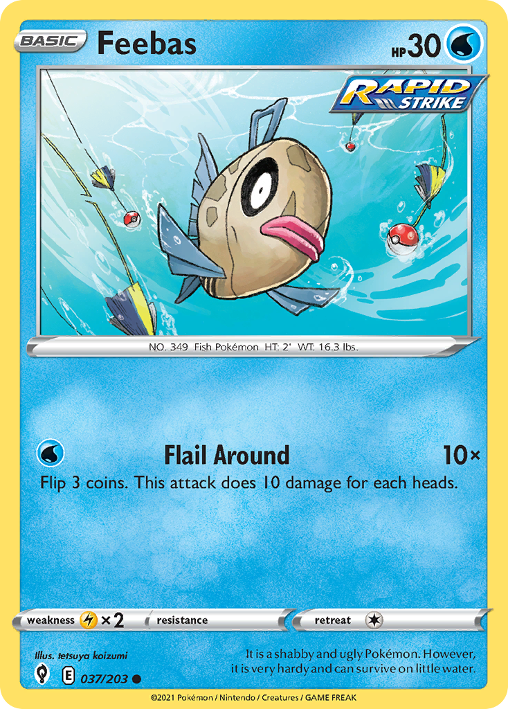 Feebas — SWSH07: Evolving Skies #037/203