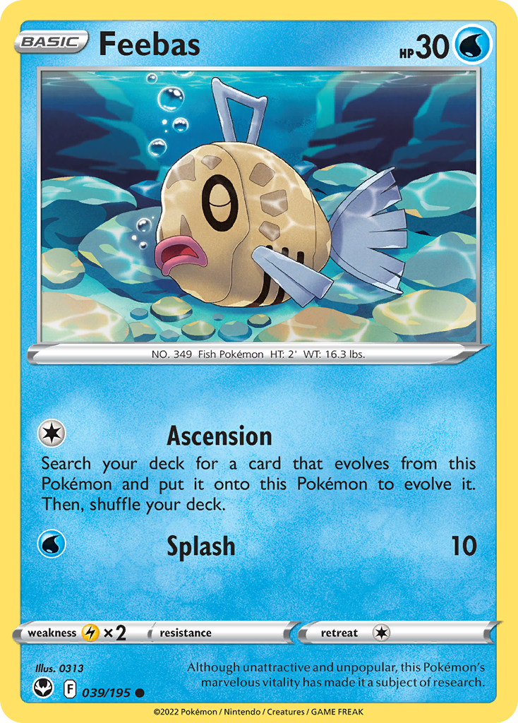 Feebas — SWSH12: Silver Tempest #039/195