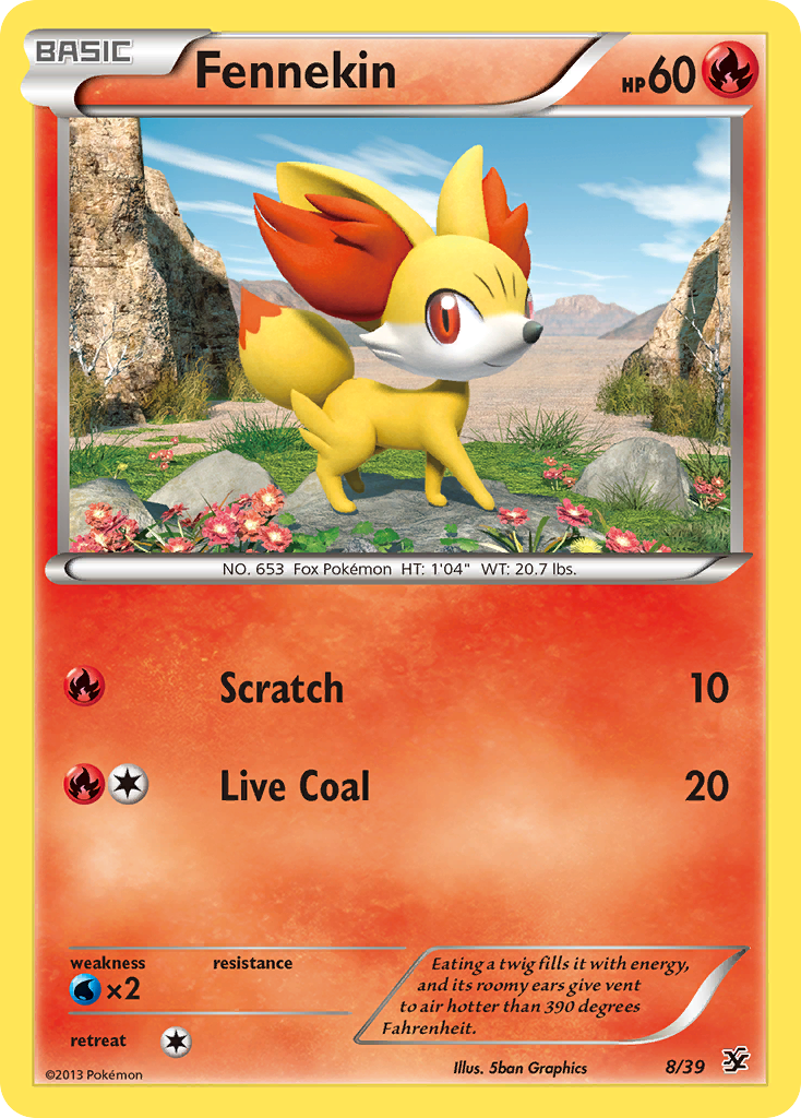 Fennekin — Kalos Starter Set #8/39
