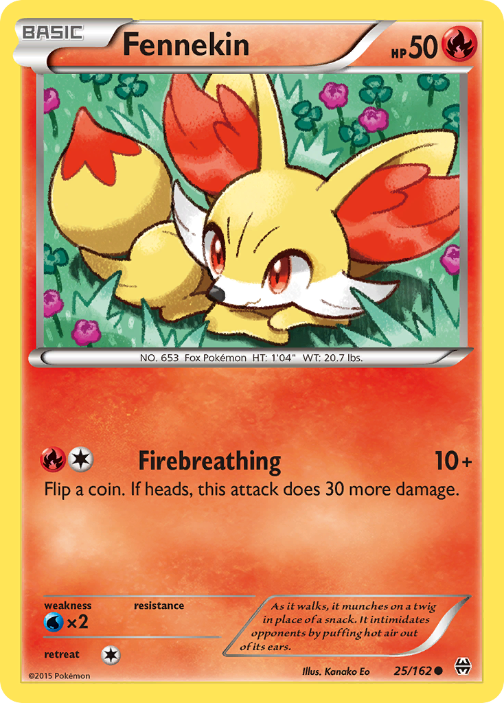 Fennekin — XY - BREAKthrough #25/162