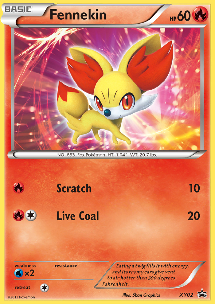 Fennekin — XY Promos #XY02