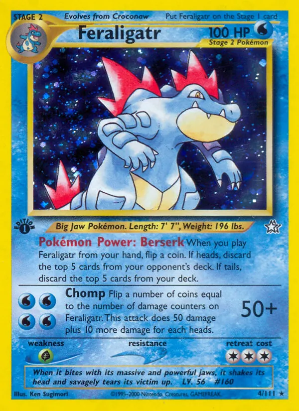Feraligatr (4) — Neo Genesis #004/111