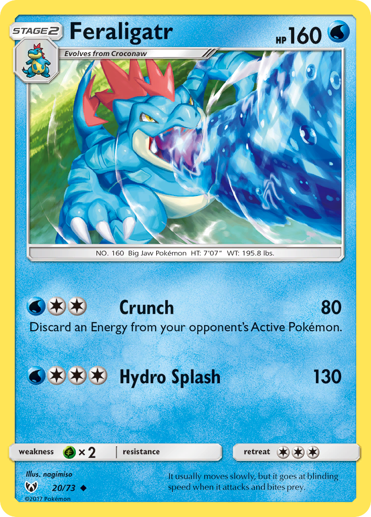 Feraligatr — Shining Legends #20/73