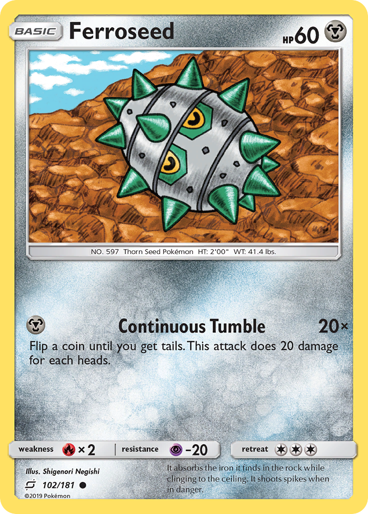 Ferroseed — SM - Team Up #102/181