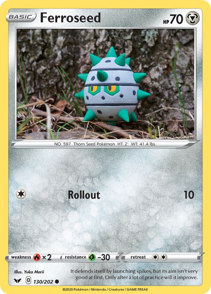 Ferroseed — SWSH01: Sword & Shield Base Set #130/202