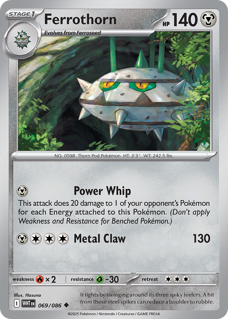 Ferrothorn — SV: White Flare #069/086