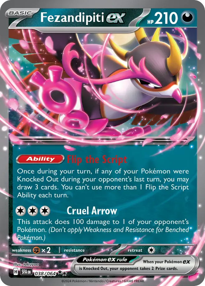 Fezandipiti ex — Prize Pack Series Cards #038/064