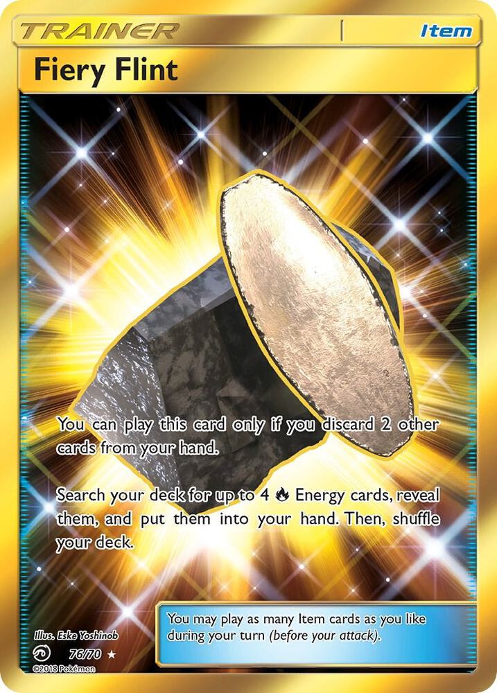 Fiery Flint (Secret) — Dragon Majesty #76/70