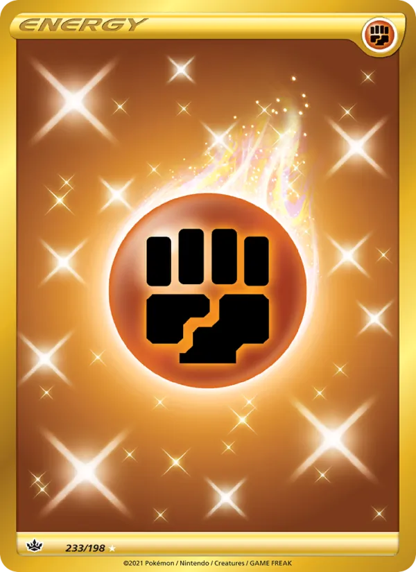 Fighting Energy (Secret) — SWSH06: Chilling Reign #233/198