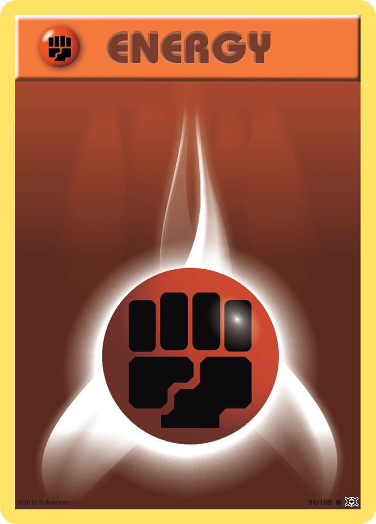 Fighting Energy — XY - Evolutions #96/108