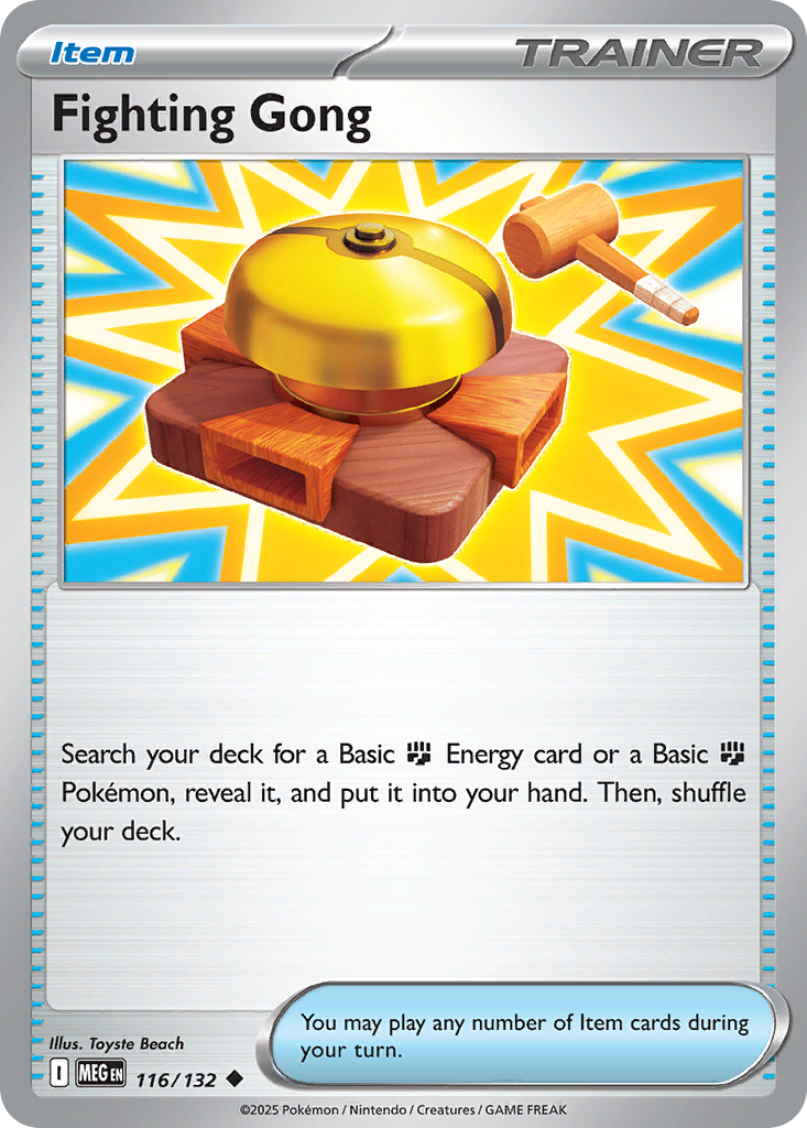 Fighting Gong — ME01: Mega Evolution #116/132