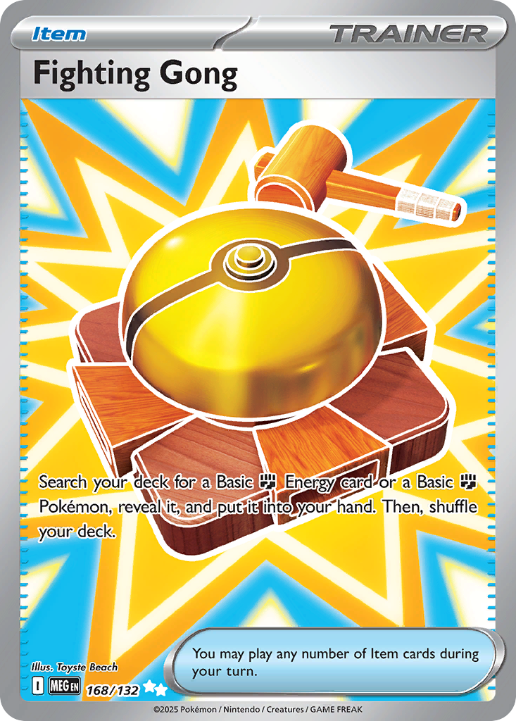 Fighting Gong — ME01: Mega Evolution #168/132