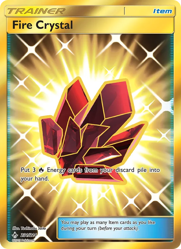 Fire Crystal (Secret) — SM - Unbroken Bonds #231/214
