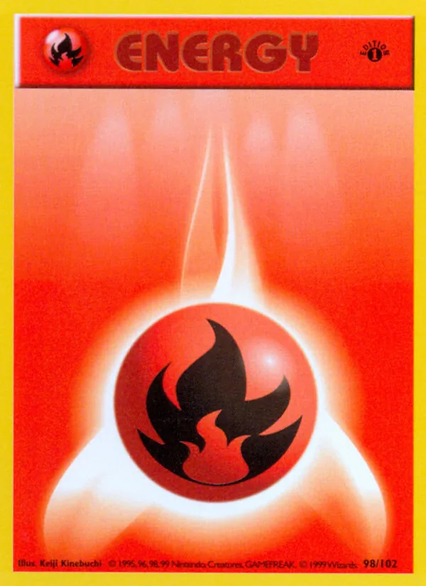 Fire Energy — Base Set (Shadowless) #098/102