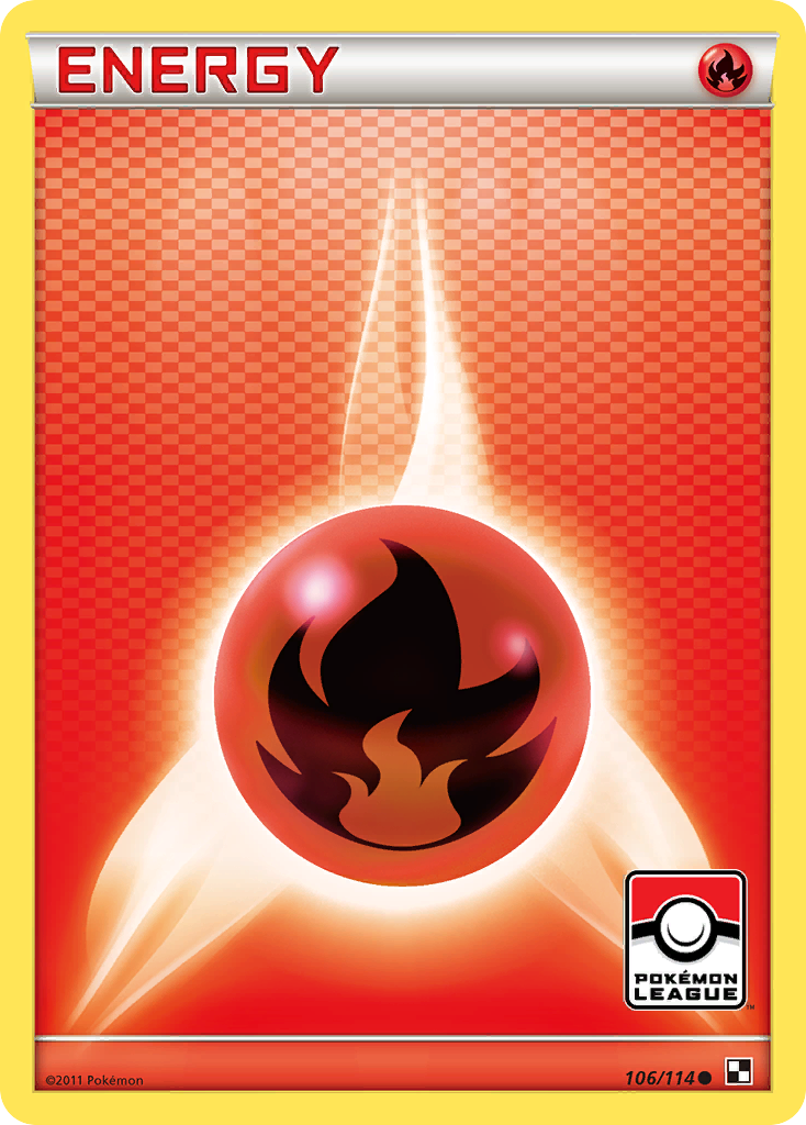 Fire Energy — Black and White #106/114