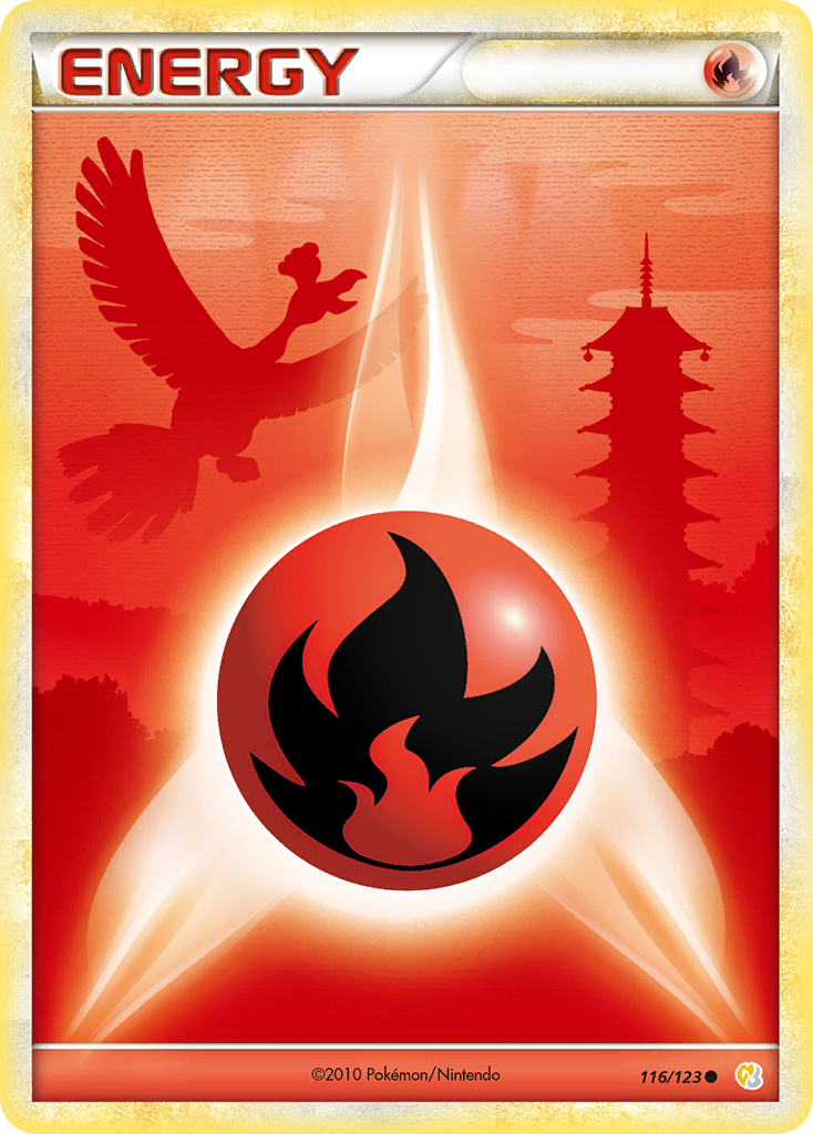 Fire Energy — HeartGold SoulSilver #116/123
