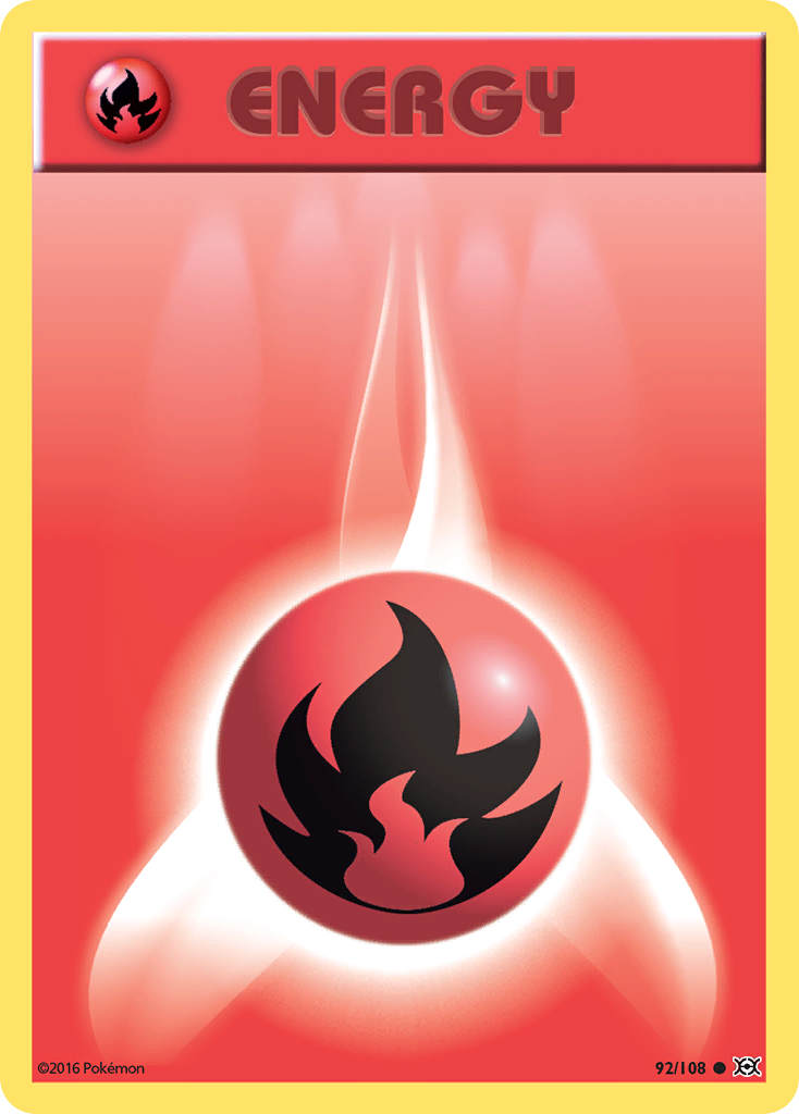 Fire Energy — XY - Evolutions #92/108