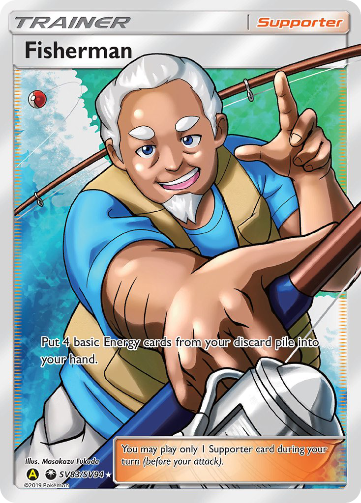 Fisherman — Hidden Fates: Shiny Vault #SV83/SV94