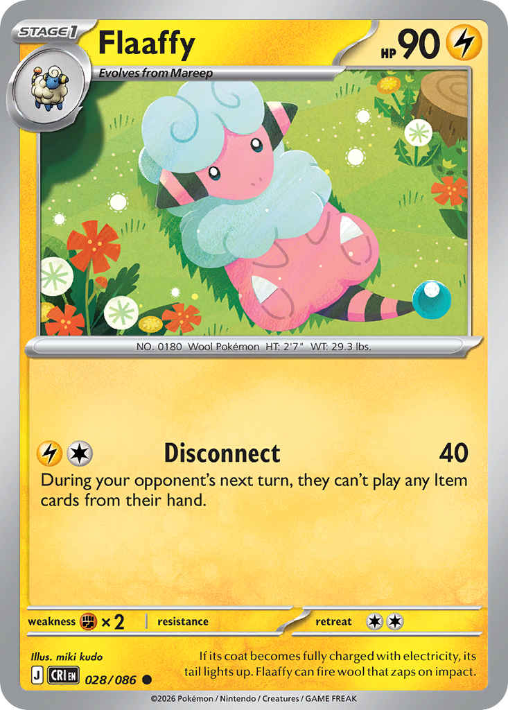 Flaaffy — ME04: Chaos Rising #028/086