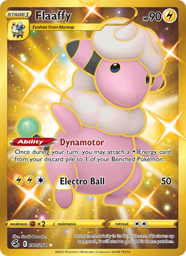 Flaaffy (Secret) — SWSH08: Fusion Strike #280/264