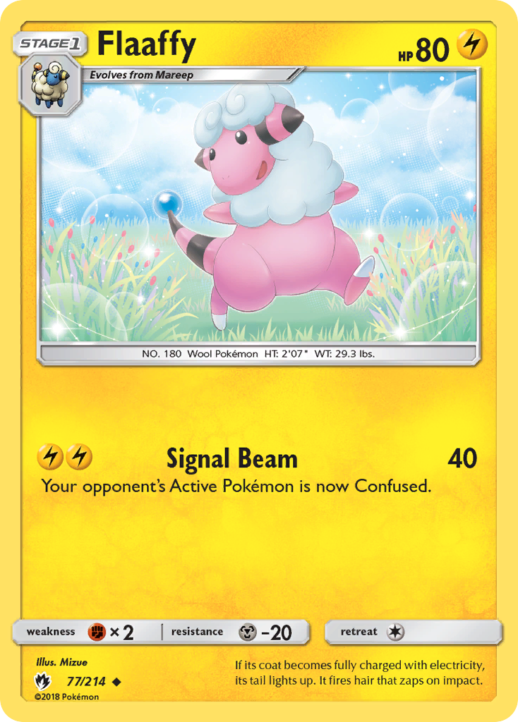 Flaaffy — SM - Lost Thunder #77/214