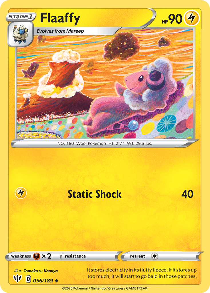 Flaaffy — SWSH03: Darkness Ablaze #056/189
