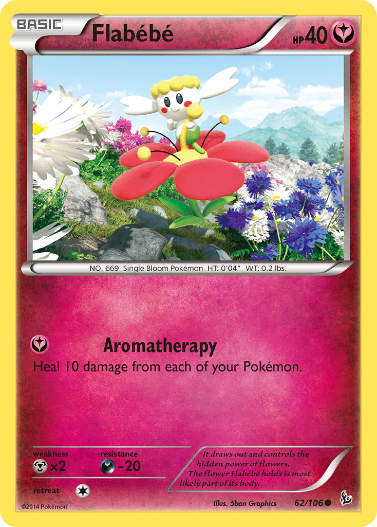Flabebe (62) — XY - Flashfire #62/106