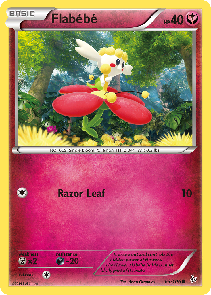 Flabebe (63) — XY - Flashfire #63/106