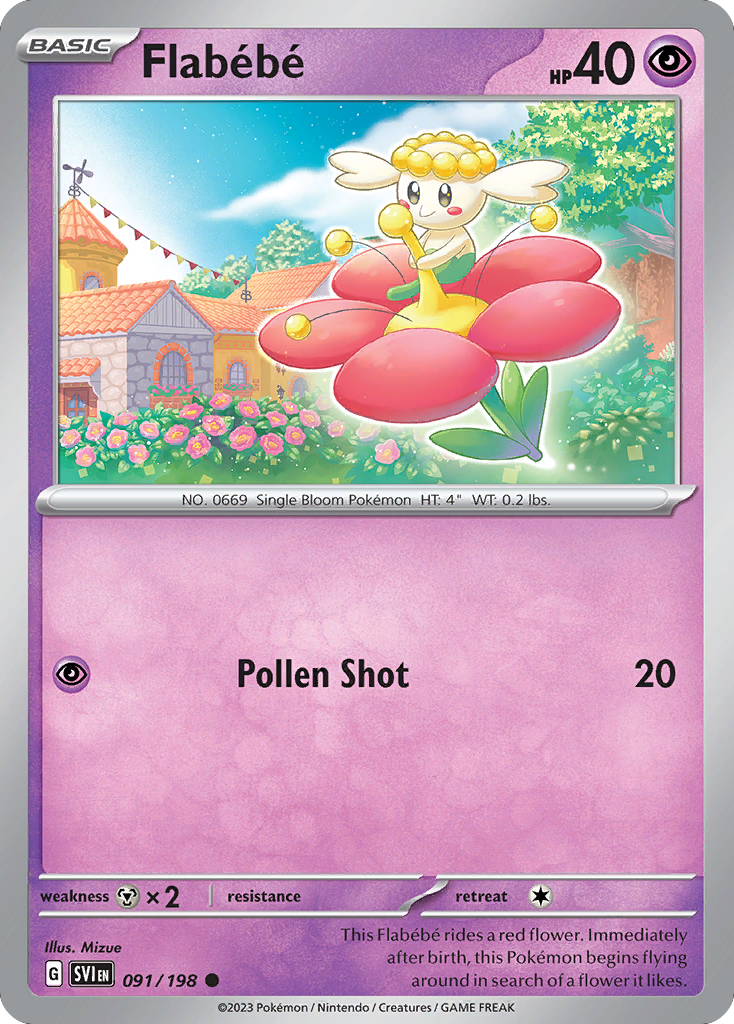 Flabebe — SV01: Scarlet & Violet Base Set #091/198