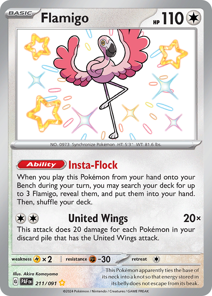 Flamigo — SV: Paldean Fates #211/091