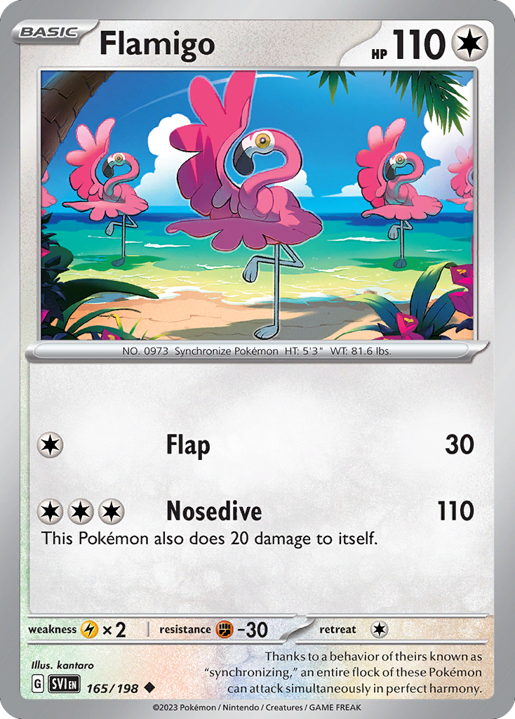 Flamigo — SV01: Scarlet & Violet Base Set #165/198