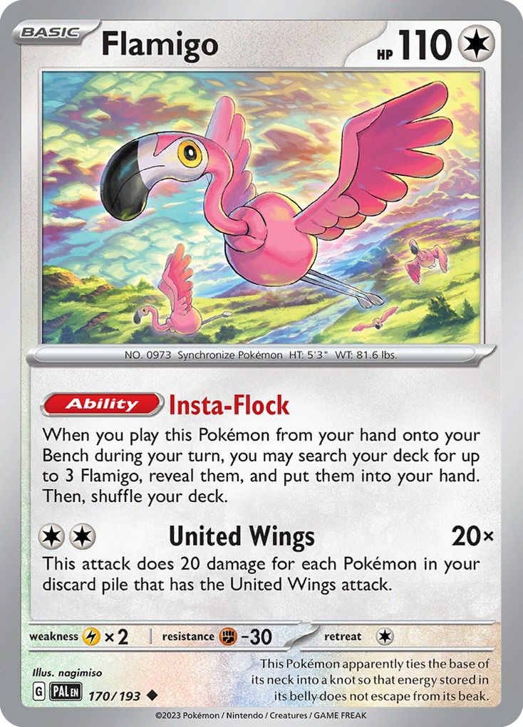 Flamigo — SV02: Paldea Evolved #170/193