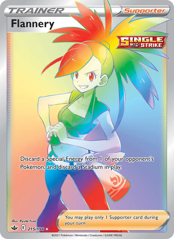 Flannery (Secret) — SWSH06: Chilling Reign #215/198