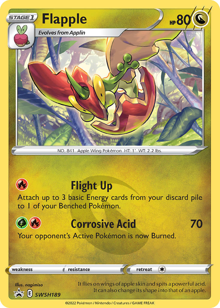 Flapple — SWSH: Sword & Shield Promo Cards #SWSH189
