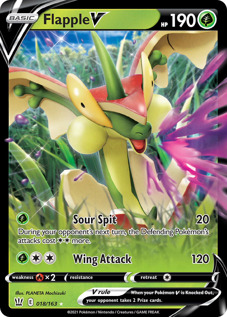 Flapple V — SWSH05: Battle Styles #018/163