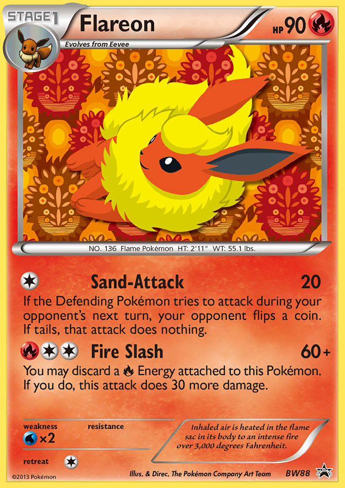 Flareon — Black and White Promos #BW88