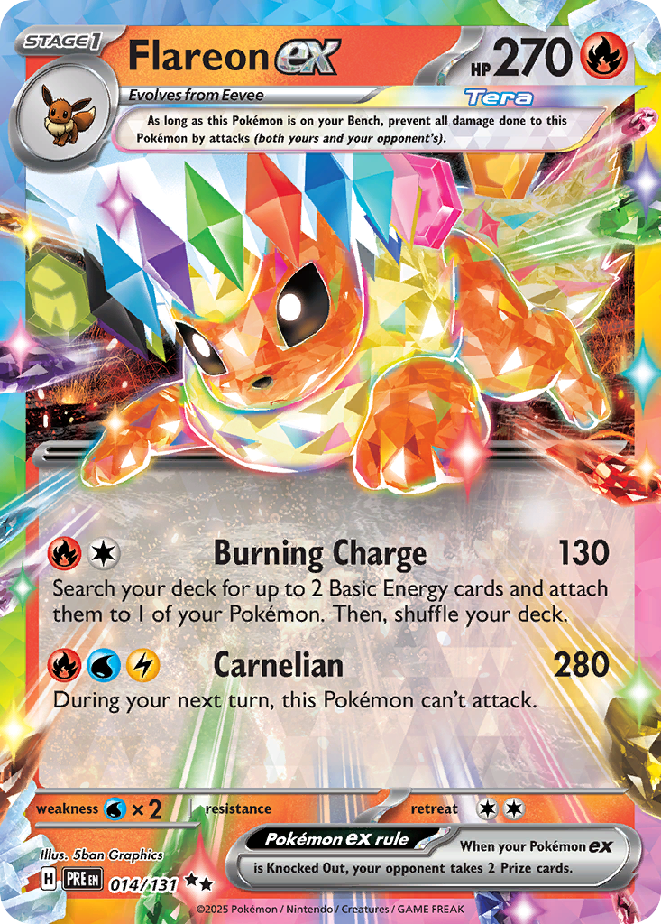 Flareon ex — SV: Prismatic Evolutions #014/131