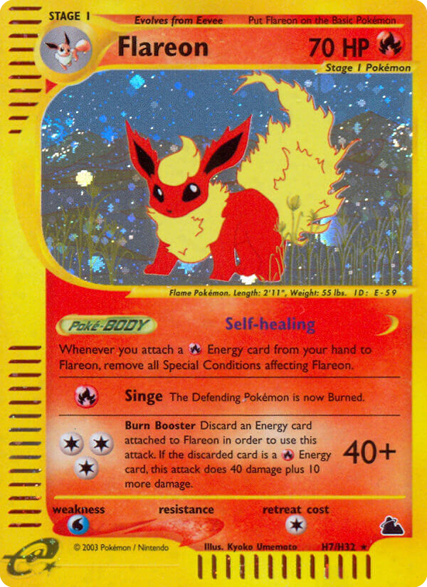 Flareon (H7) — Skyridge #H07/H32