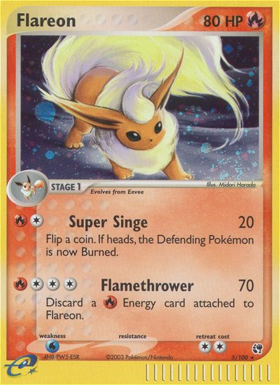 Flareon — Sandstorm #5/100
