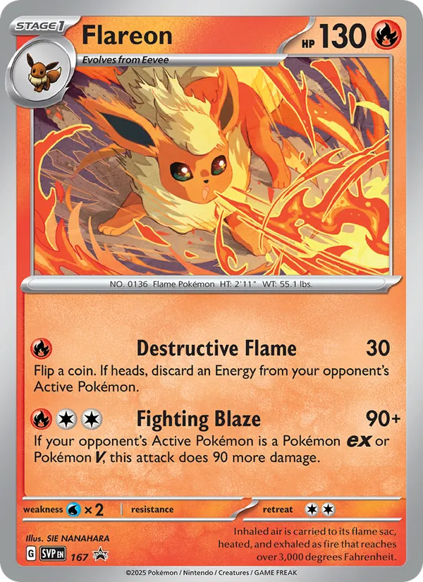 Flareon — SV: Scarlet & Violet Promo Cards #167