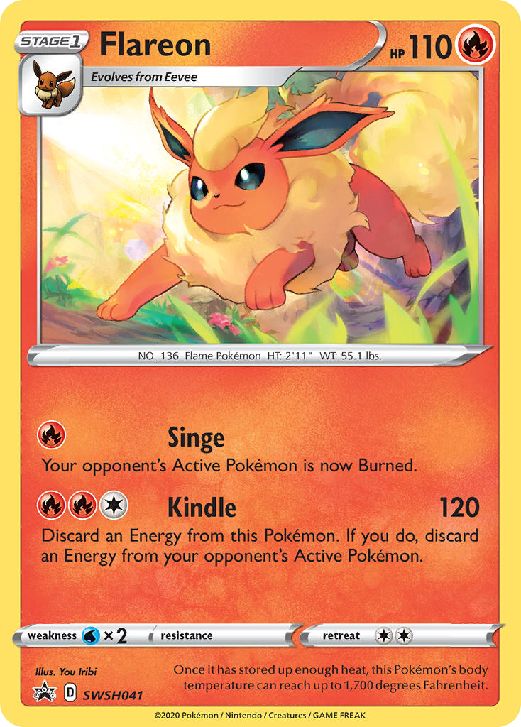 Flareon — SWSH: Sword & Shield Promo Cards #SWSH041