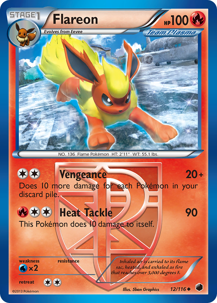 Flareon (Team Plasma) — Plasma Freeze #12/116