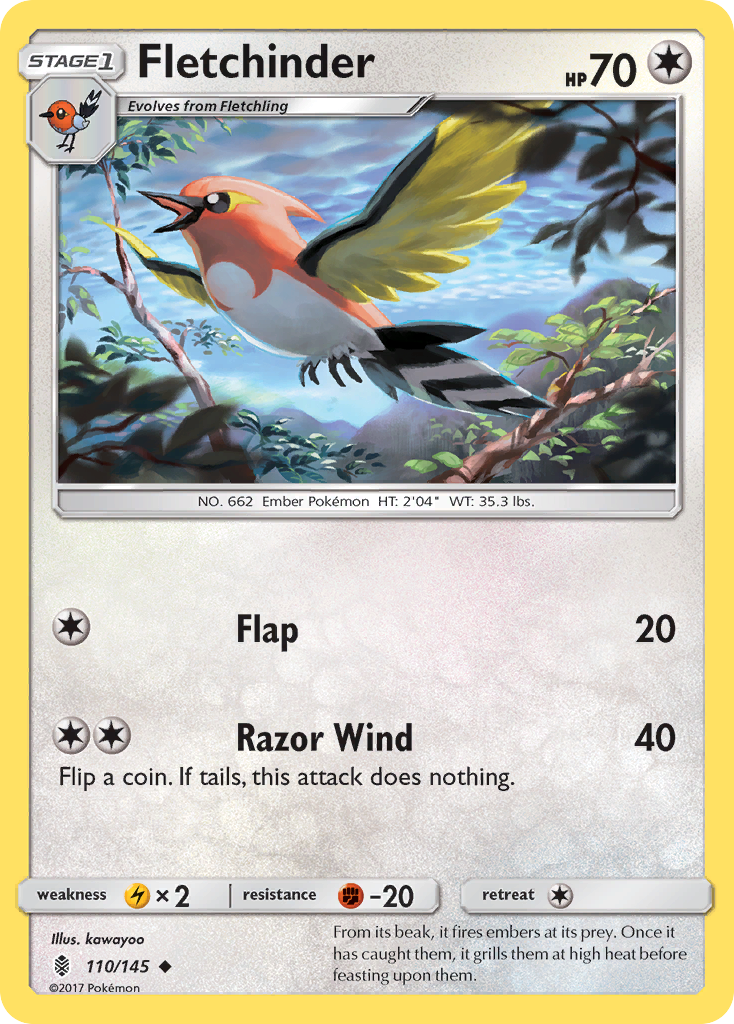 Fletchinder — SM - Guardians Rising #110/145