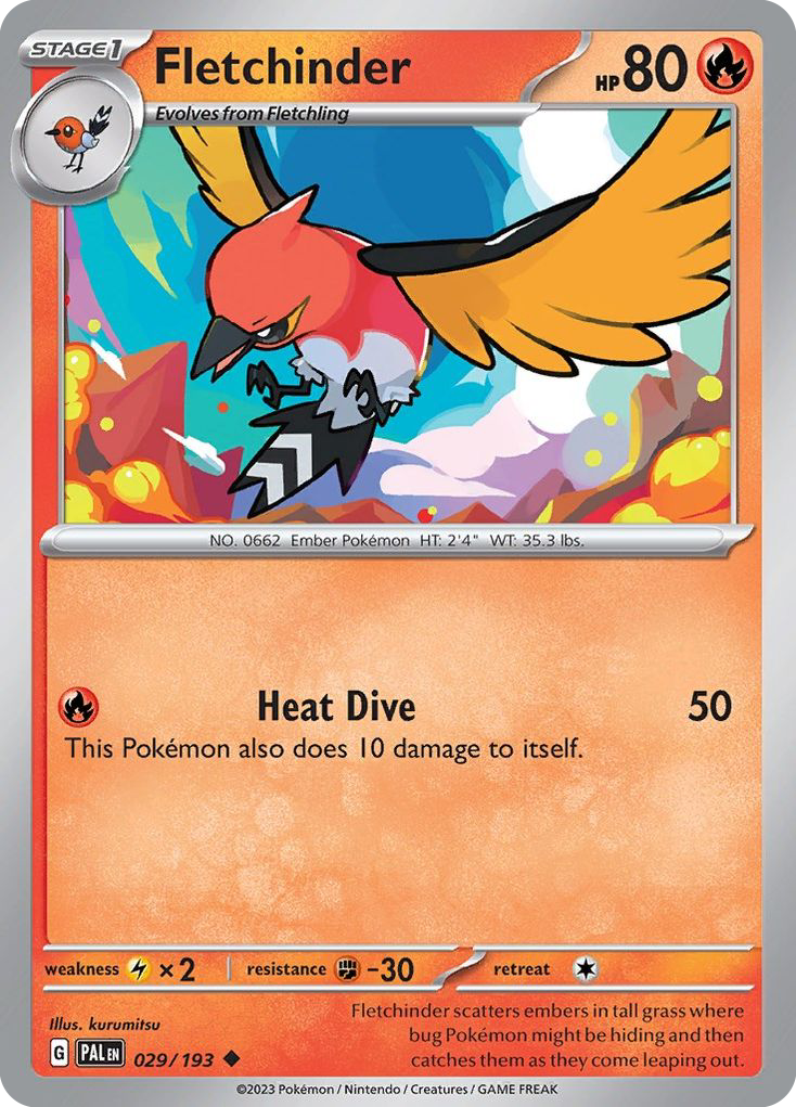 Fletchinder — SV02: Paldea Evolved #029/193